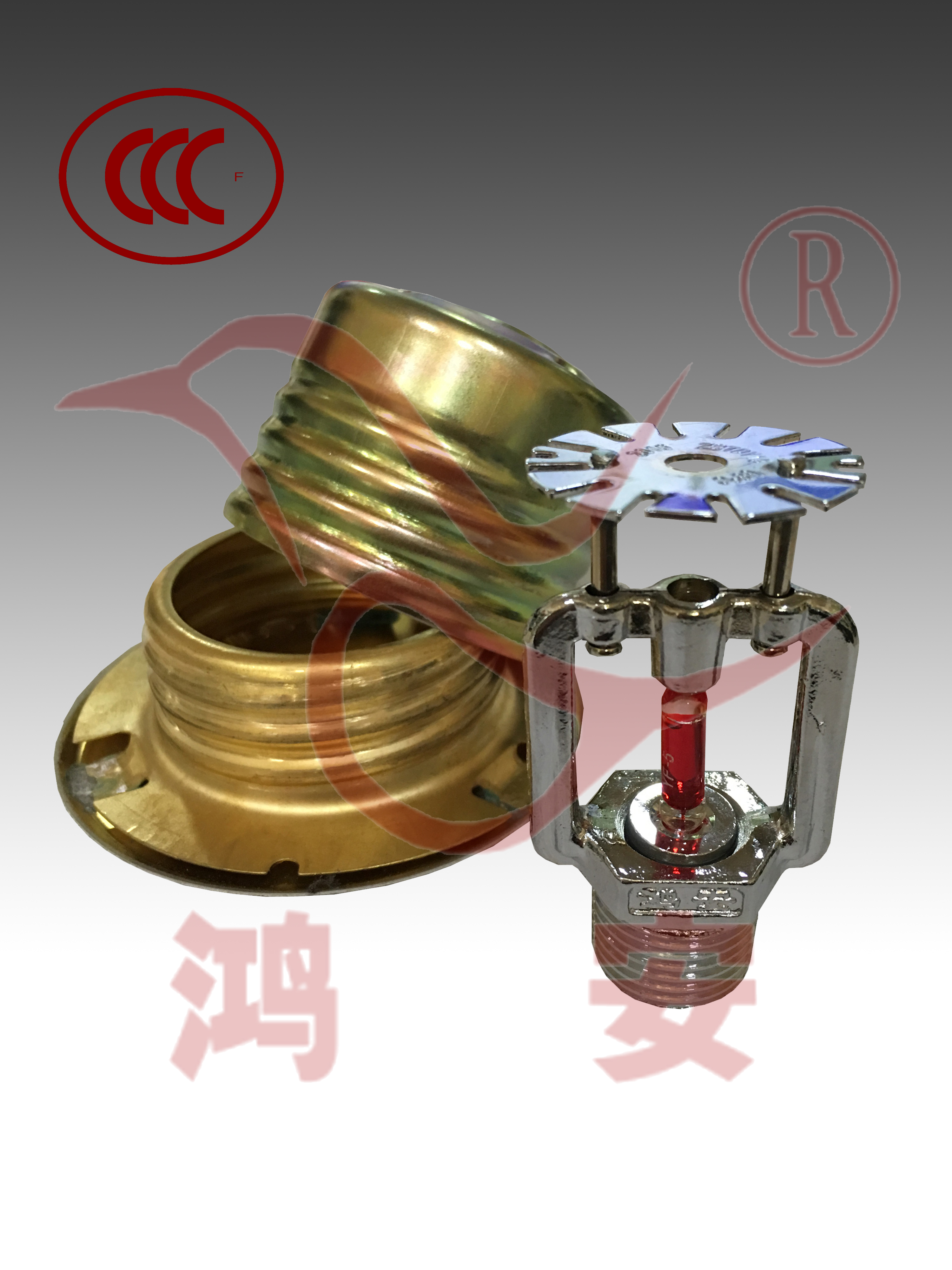 隐蔽式喷头 